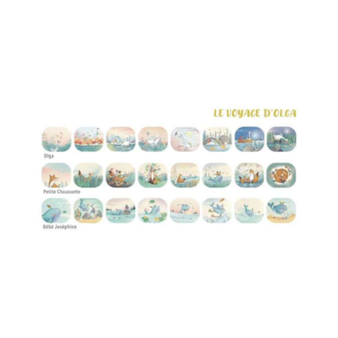 Boîte de 3 disques à histoires - Le voyage d'Olga