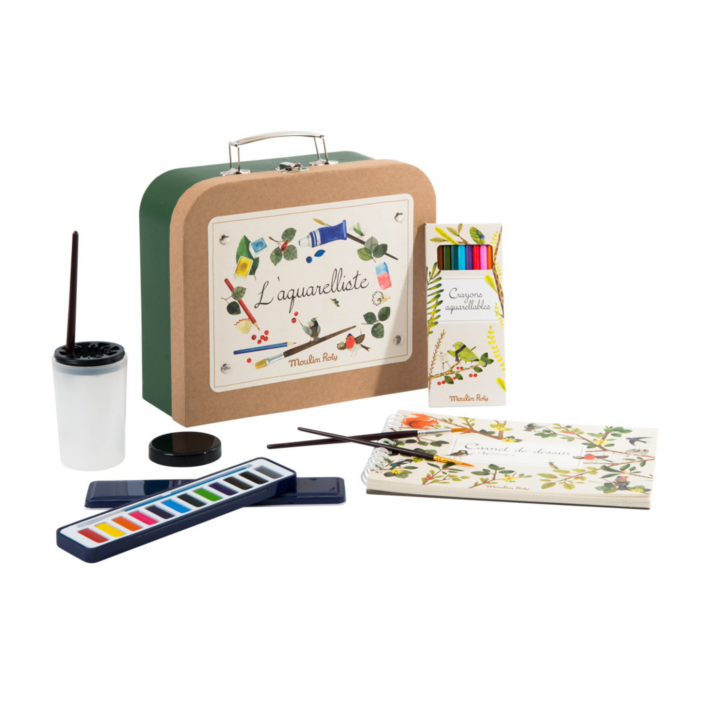 Valise L'aquarelliste - Le jardin du moulin