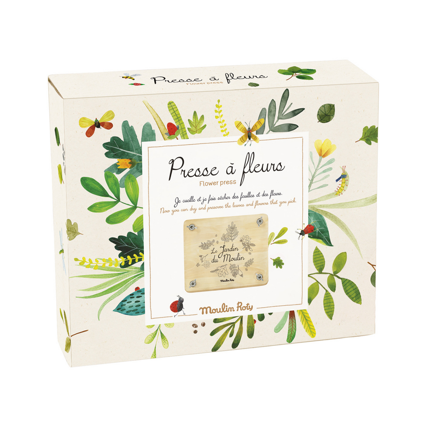 Presse à fleurs - Le jardin du moulin