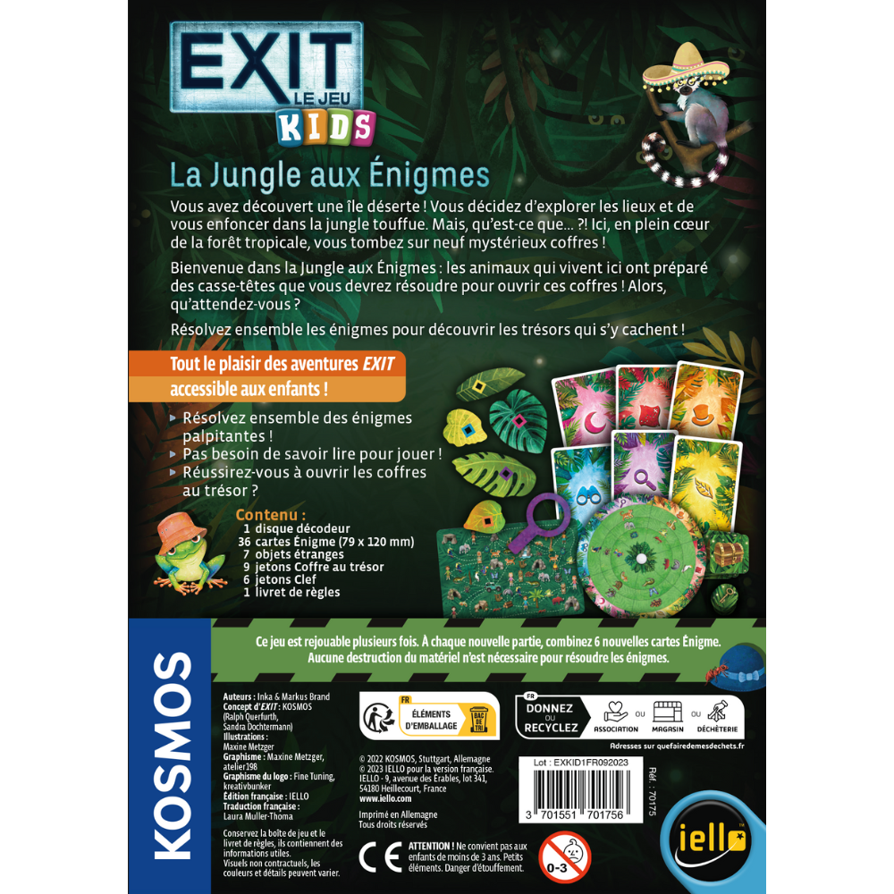 EXIT Kids - La jungle aux énigmes (le jeu)