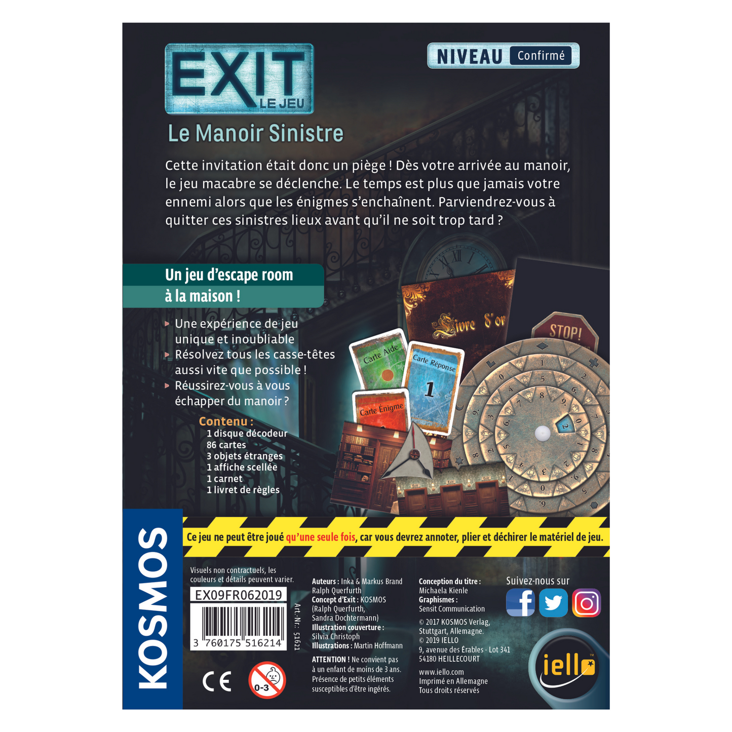 EXIT - Le manoir sinistre (le jeu)