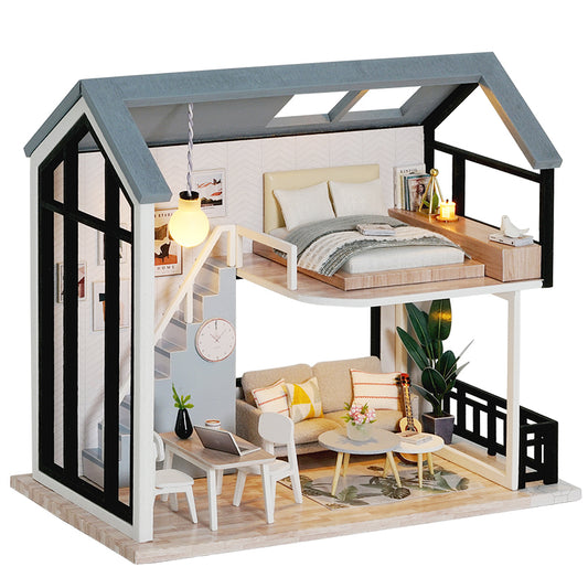 Maison de poupée miniature - Blue Apartment